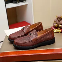 $88.00 USD Salvatore Ferragamo Leather Shoes For Men #1340050