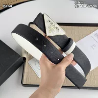 $56.00 USD Prada AAA Quality Belts In 3.5cm For Men #1340105