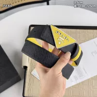 $56.00 USD Prada AAA Quality Belts In Silver For Men #1340116