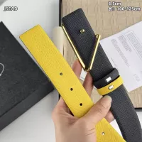$56.00 USD Prada AAA Quality Belts In Gold For Men #1340117