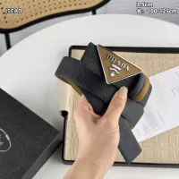 $56.00 USD Prada AAA Quality Belts In Silver For Men #1340118