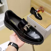 $88.00 USD Versace Leather Shoes For Men #1340214