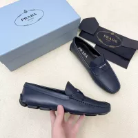 $125.00 USD Prada Leather Shoes For Men #1340355