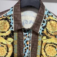 $41.00 USD Versace Shirts Long Sleeved For Men #1340495