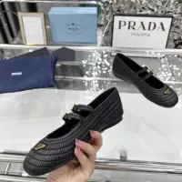 $122.00 USD Prada Flat Shoes For Women #1341021