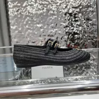 $122.00 USD Prada Flat Shoes For Women #1341021