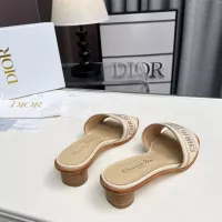 $85.00 USD Christian Dior Slippers For Women #1341074