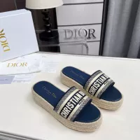 $82.00 USD Christian Dior Slippers For Women #1341077
