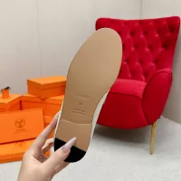 $125.00 USD Hermes Leather Shoes For Women #1341208