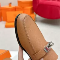 $125.00 USD Hermes Leather Shoes For Women #1341211