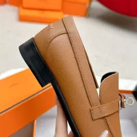 $125.00 USD Hermes Leather Shoes For Women #1341211
