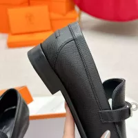 $125.00 USD Hermes Leather Shoes For Women #1341212