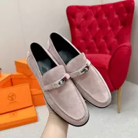 $125.00 USD Hermes Leather Shoes For Women #1341215