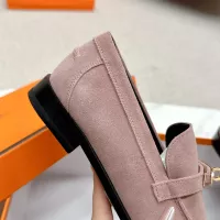 $125.00 USD Hermes Leather Shoes For Women #1341216
