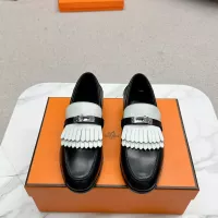 $125.00 USD Hermes Leather Shoes For Women #1341219