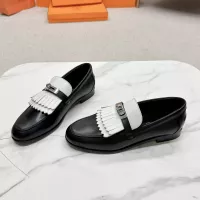 $125.00 USD Hermes Leather Shoes For Women #1341219