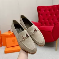 $125.00 USD Hermes Leather Shoes For Women #1341221