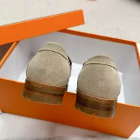 $125.00 USD Hermes Leather Shoes For Women #1341221