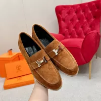 $125.00 USD Hermes Leather Shoes For Women #1341222