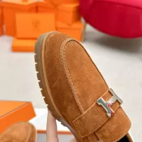 $125.00 USD Hermes Leather Shoes For Women #1341222