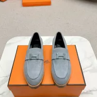 $125.00 USD Hermes Leather Shoes For Women #1341223