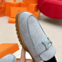 $125.00 USD Hermes Leather Shoes For Women #1341223