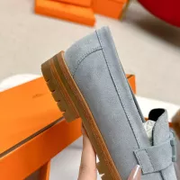 $125.00 USD Hermes Leather Shoes For Women #1341223