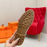 $125.00 USD Hermes Leather Shoes For Women #1341223