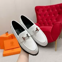 $125.00 USD Hermes Leather Shoes For Women #1341224