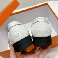 $125.00 USD Hermes Leather Shoes For Women #1341224