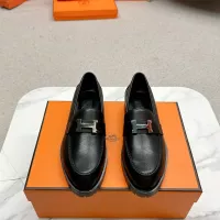 $125.00 USD Hermes Leather Shoes For Women #1341226