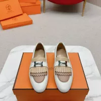 $125.00 USD Hermes Leather Shoes For Women #1341227