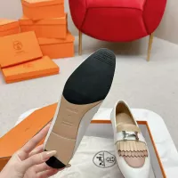 $125.00 USD Hermes Leather Shoes For Women #1341227