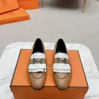 $125.00 USD Hermes Leather Shoes For Women #1341229