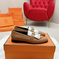 $125.00 USD Hermes Leather Shoes For Women #1341229