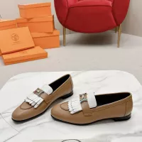 $125.00 USD Hermes Leather Shoes For Women #1341229