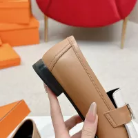 $125.00 USD Hermes Leather Shoes For Women #1341229