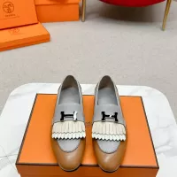 $125.00 USD Hermes Leather Shoes For Women #1341230
