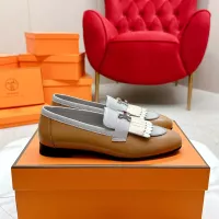 $125.00 USD Hermes Leather Shoes For Women #1341230