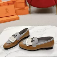 $125.00 USD Hermes Leather Shoes For Women #1341230
