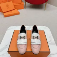 $125.00 USD Hermes Leather Shoes For Women #1341231
