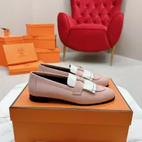 $125.00 USD Hermes Leather Shoes For Women #1341231