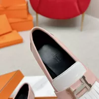 $125.00 USD Hermes Leather Shoes For Women #1341231