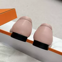 $125.00 USD Hermes Leather Shoes For Women #1341231