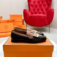 $125.00 USD Hermes Leather Shoes For Women #1341241