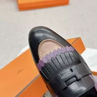 $125.00 USD Hermes Leather Shoes For Women #1341242