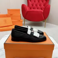 $125.00 USD Hermes Leather Shoes For Women #1341245