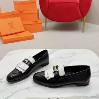 $125.00 USD Hermes Leather Shoes For Women #1341245