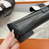 $125.00 USD Hermes Leather Shoes For Women #1341245