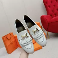 $125.00 USD Hermes Leather Shoes For Women #1341257